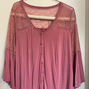 Torrid Super Soft long belle sleeve shirt